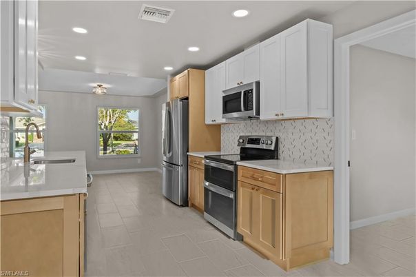 Interior, Kitchen, Recessed Lighting, Stainless Steel Appliances