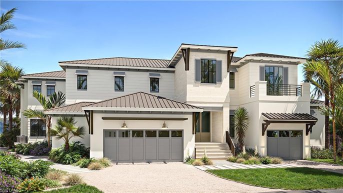 Attached, Exterior, Facade, Mediterranean