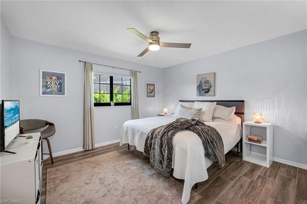 Bedroom, Interior, Wood Texture Flooring