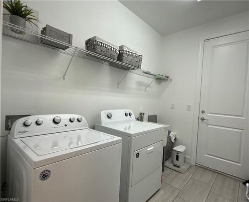 Interior, Washer