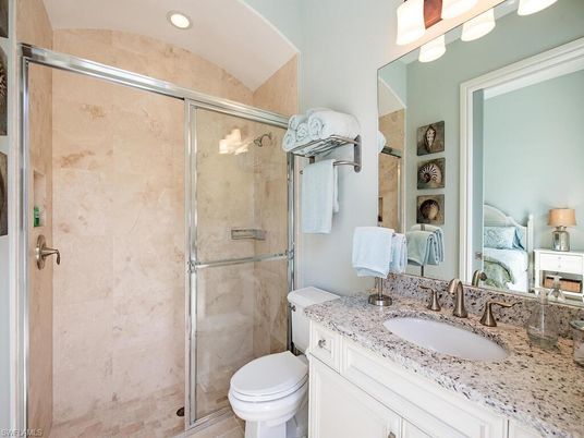 Bathroom, Bedroom, Glass Shower, Interior, Recessed Lighting