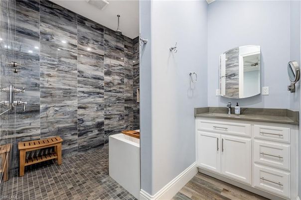 Bathroom, Interior, Wood Texture Flooring