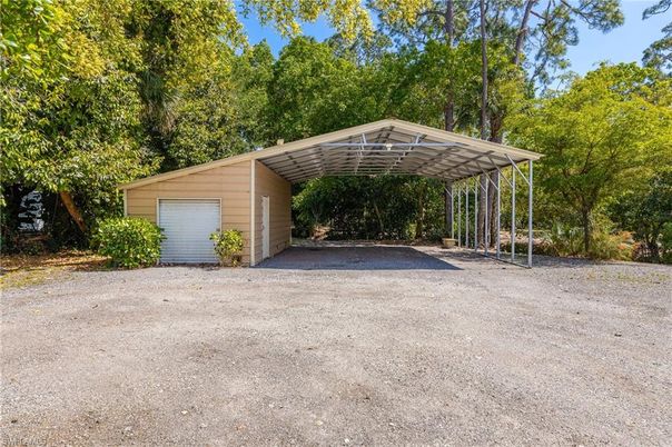 Backyard, Detached Garage, Exterior