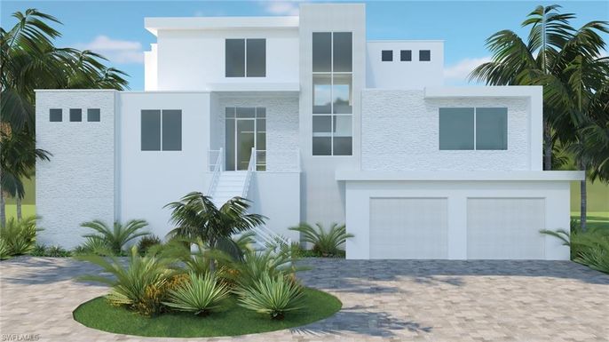 Attached, Exterior, Facade, Modern