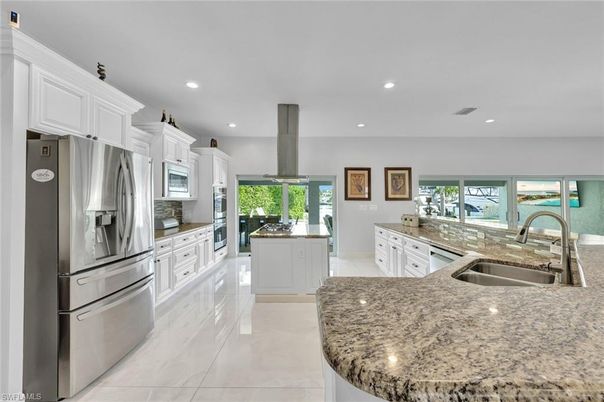 Interior, Kitchen, Recessed Lighting, Stainless Steel Appliances