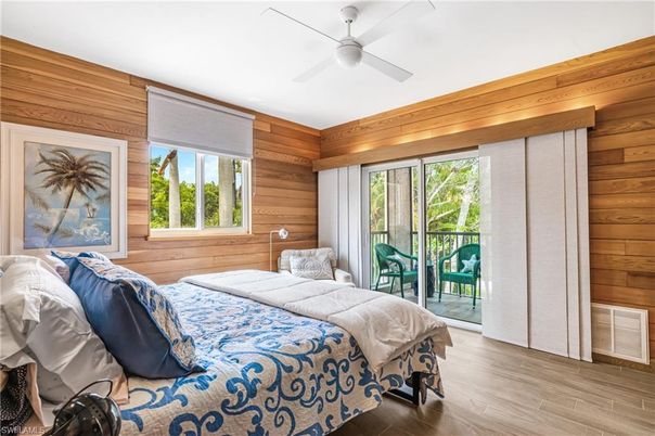 Bedroom, Interior, Wood Texture Flooring, Wooden Walls
