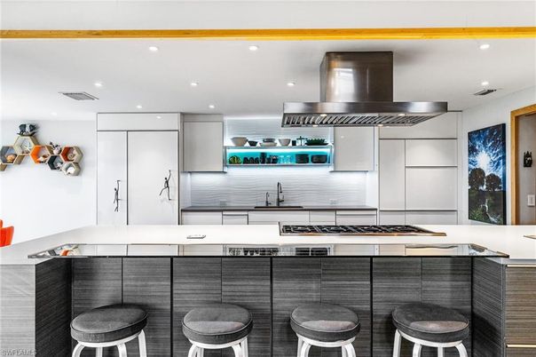 Interior, Kitchen, Recessed Lighting, Stainless Steel Appliances