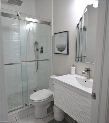 Bathroom, Glass Shower, Interior