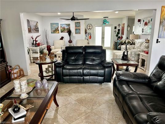 Interior, Living room, Recessed Lighting