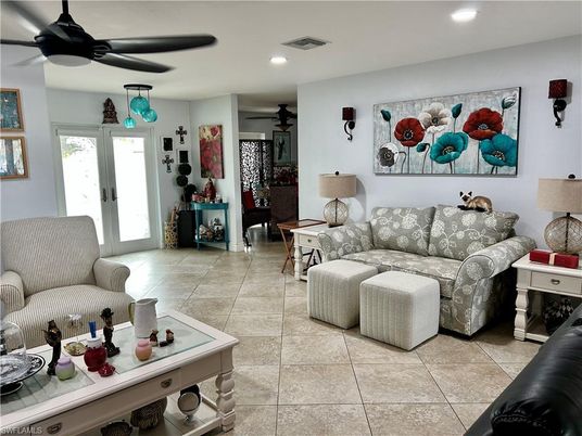 Interior, Living room, Recessed Lighting