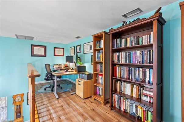 Home Office, Interior, Wood Texture Flooring