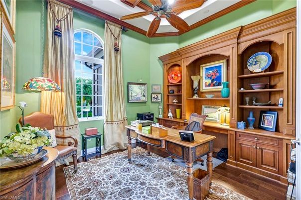 Home Office, Interior, Wood Texture Flooring