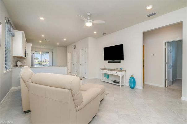 Interior, Living room, Recessed Lighting