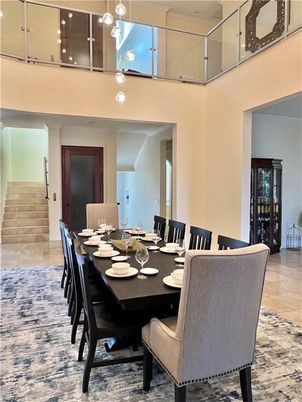 Dining room, Interior, Pendant Lights