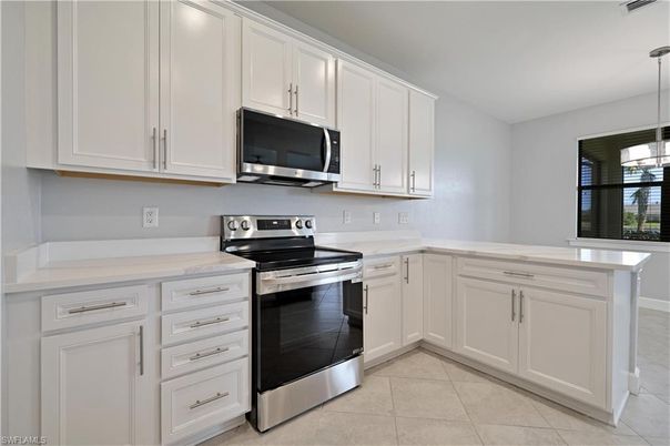 Interior, Kitchen, Pendant Lights, Stainless Steel Appliances