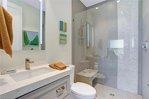 Bathroom, Glass Shower, Interior