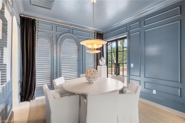 Dining room, Interior, Pendant Lights
