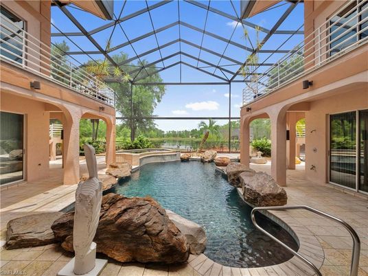 Glass Ceilings, Interior, Pool, Sun Room, Water