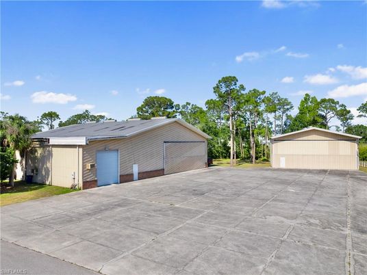 Detached Garage, Exterior, Solar Panels