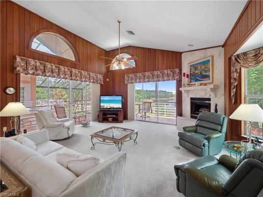 Fireplace, Interior, Living room, Wooden Walls