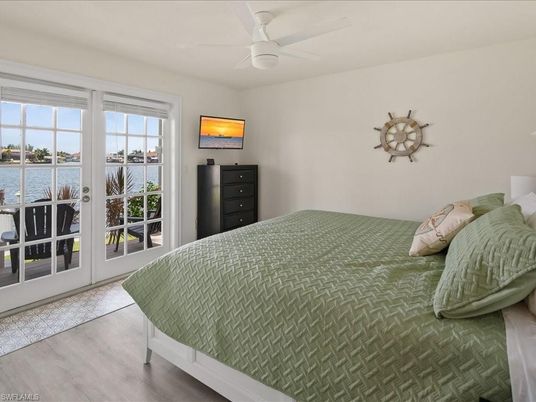 Bedroom, Interior, Water, Wood Texture Flooring