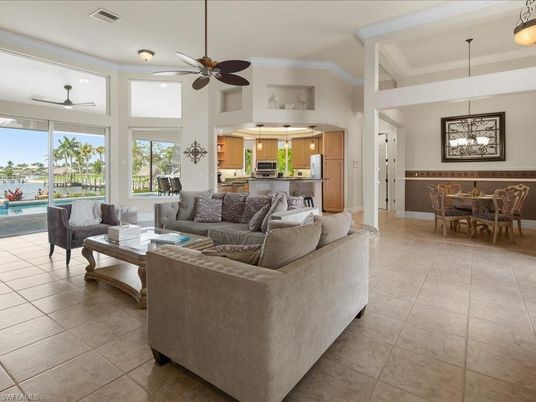 Dining room, Interior, Kitchen, Living room, Pendant Lights