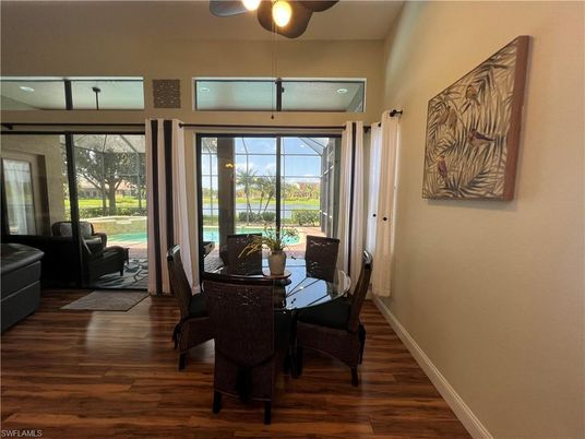 Dining room, Interior, Wood Texture Flooring