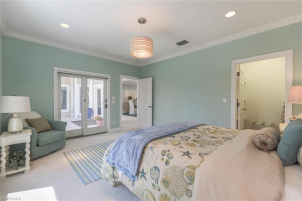 Bedroom, Interior, Recessed Lighting