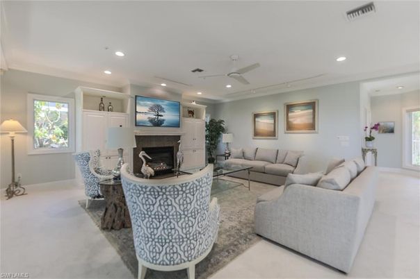 Fireplace, Interior, Living room, Recessed Lighting
