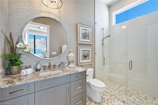 Bathroom, Glass Shower, Interior