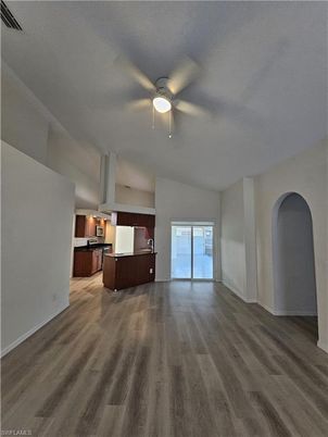 Empty room, Interior, Kitchen, Wood Texture Flooring