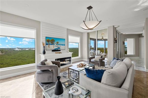 Fireplace, Interior, Living room, Pendant Lights