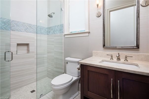 Bathroom, Glass Shower, Interior