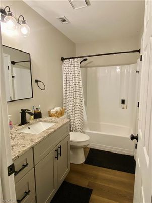 Bathroom, Interior, Wood Texture Flooring