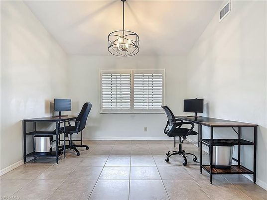Home Office, Interior, Pendant Lights