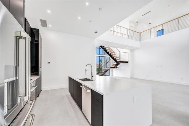 Interior, Kitchen, Recessed Lighting, Stainless Steel Appliances