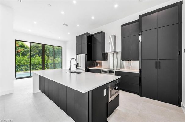 Interior, Kitchen, Recessed Lighting, Stainless Steel Appliances