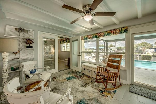 Interior, Sun Room, Wood Texture Flooring