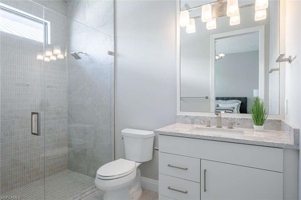 Bathroom, Glass Shower, Interior