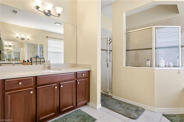 Bathroom, Dual Sink Vanities, Glass Shower, Interior
