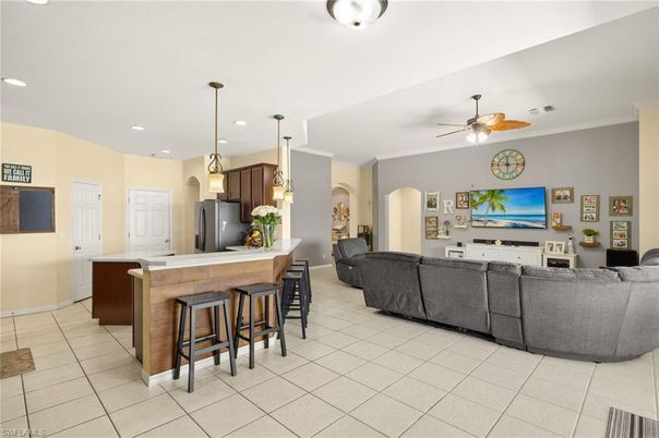 Interior, Kitchen, Living room, Pendant Lights, Recessed Lighting