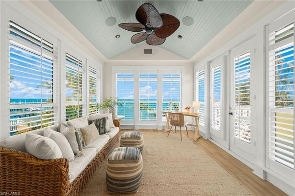 Interior, Living room, Sun Room, Water, Wood Texture Flooring