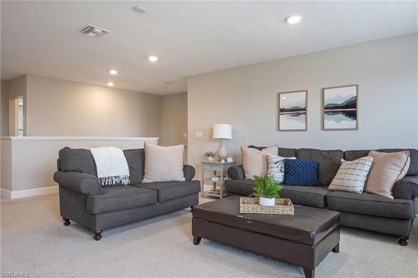 Interior, Living room, Recessed Lighting