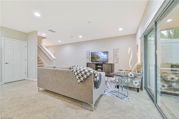 Interior, Living room, Recessed Lighting