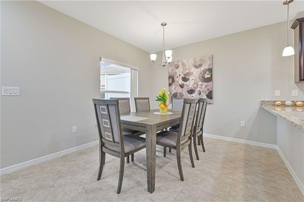 Dining room, Interior, Pendant Lights