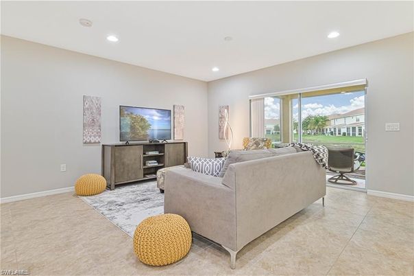 Interior, Living room, Recessed Lighting