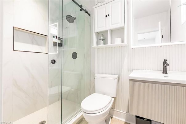 Bathroom, Glass Shower, Interior