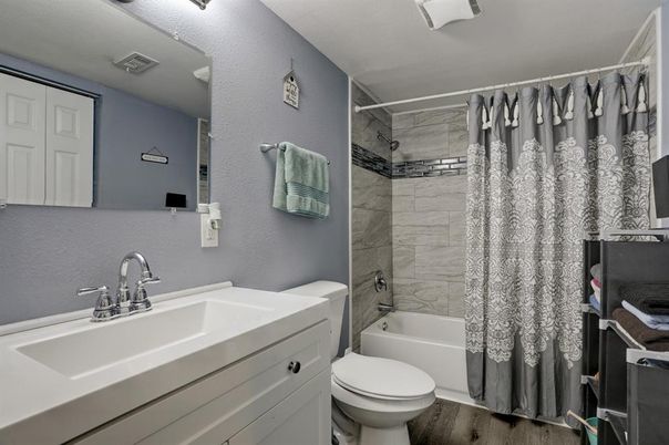 Bathroom, Interior, Wood Texture Flooring