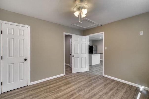 Empty room, Interior, Kitchen, Wood Texture Flooring