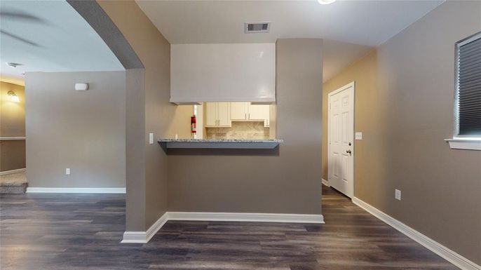 Interior, Kitchen, Wood Texture Flooring